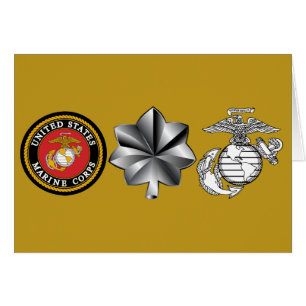 Cartão Tenente-Coronel USMC 0-5