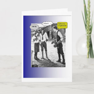 Cartão tengallon Bday for him-blue