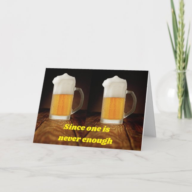 CARTÃO TENHA "2" DEPOIS DE TUDO É O SEU *ANIVERSÁRIO* (Frente)