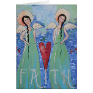 Cartão Tenha anjos da fé