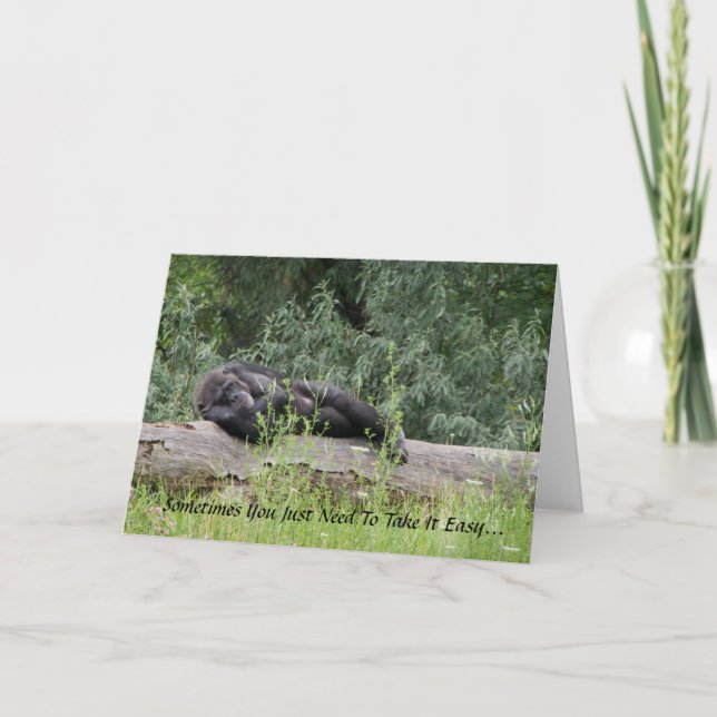 Cartão Tenha calma 2 (Frente)