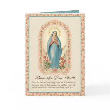 Tenha Saúde, Oração Religiosa Peach Floral