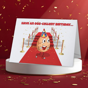 Cartão Tenha um Aniversário de Ovos