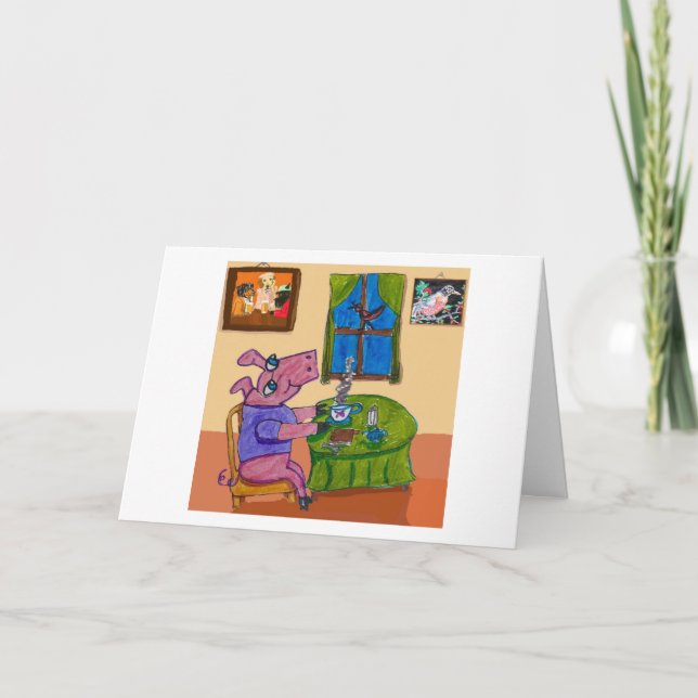 Cartão Tenha Um Aniversário Muito Feliz 🎈 🎊 🎁 (Frente)