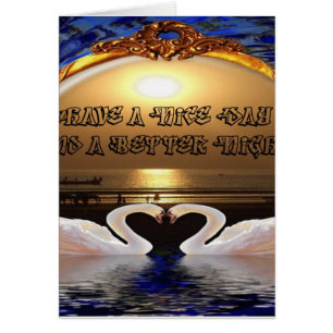 Cartão Tenha um belo dia e uma melhor citação de texto no