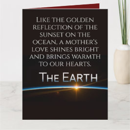 Cartão Tenha um Feliz e Abencoado Dia das Mães com Amor