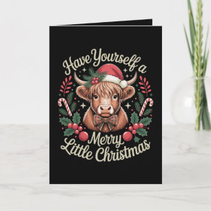 Cartão Tenha Um Natal Feliz Vaquinha Natal