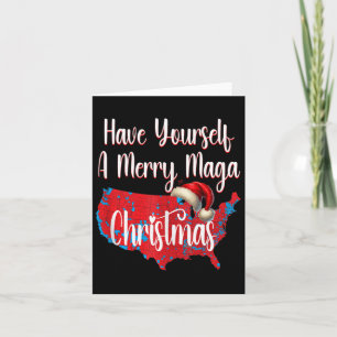 Cartão Tenha Uma Feliz Eleição Vermelha De Natal