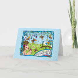 Cartão Tenha Uma Imaginação Reproduzível_Saudação