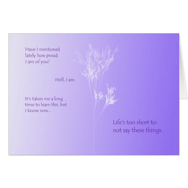 Cartão Tenho eu mencionei… (Frente Horizontal)