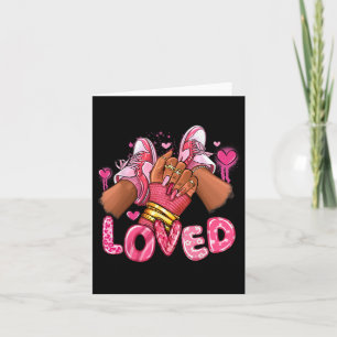 Cartão Tenis Afro Amado Dia dos Namorados Mulheres