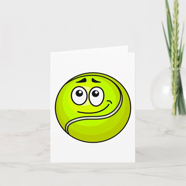 Cartão Tênis Ball Face (Criador carregado)