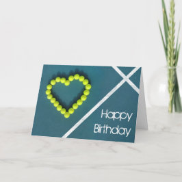 Cartão Tênis coração feliz Aniversário personalizado