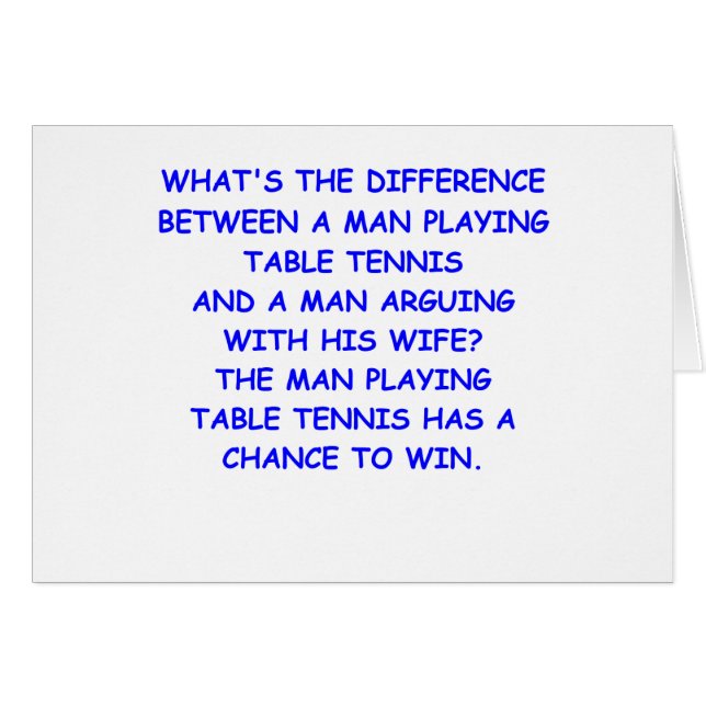 Cartão ténis de mesa (Frente Horizontal)