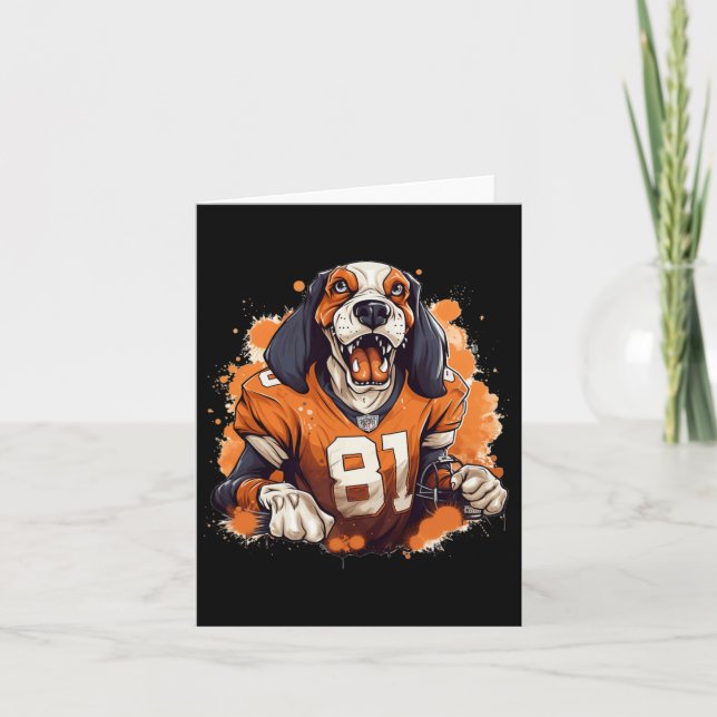 Cartão Tennessee Dog Sport Amava Tennessee Tri Stars (Frente)