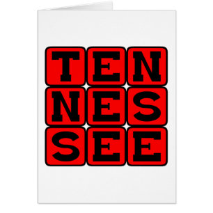 Cartão Tennessee, Estados Unidos