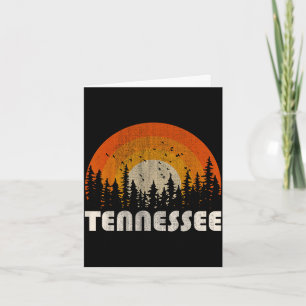 Cartão Tennessee - natureza engraçada vintage caminhada 6