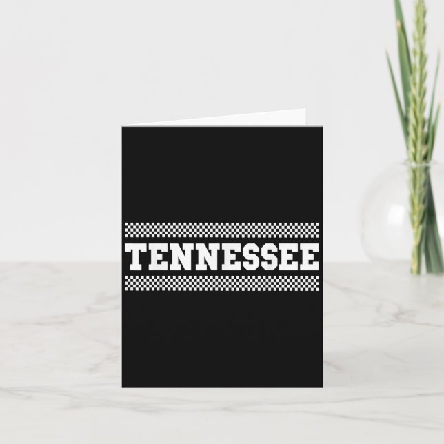 Cartão Tennessee Shirts. Tn Us College Font For Men Women (Frente)