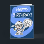 Cartão Tennis Birthday Card for boy<br><div class="desc">Tennis Birthday Card for boy. Edit to correct age. Tennis Gifts & Cards for special tennis players. Imagewear specializes in original tennis t shirts and funny tennis gifts for men, women and kids. View a big selection of unique tennis products in our shop. Many items can be personlized as well...</div>