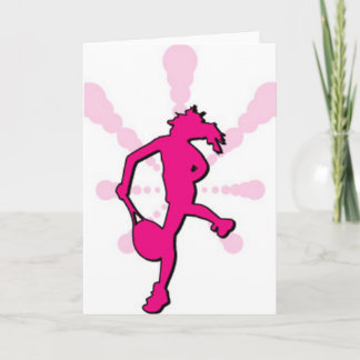 Cartão Tennis player