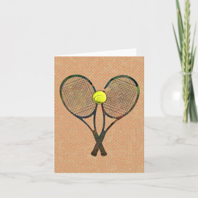 Cartão TENNIS RACQUETS & BALL Card (Frente)