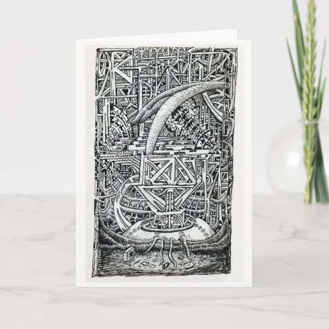 Cartão Tentacle Tank de Brian Benson (Frente)