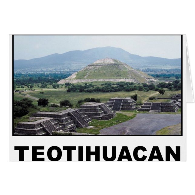 Cartão Teotihuacan (Frente Horizontal)