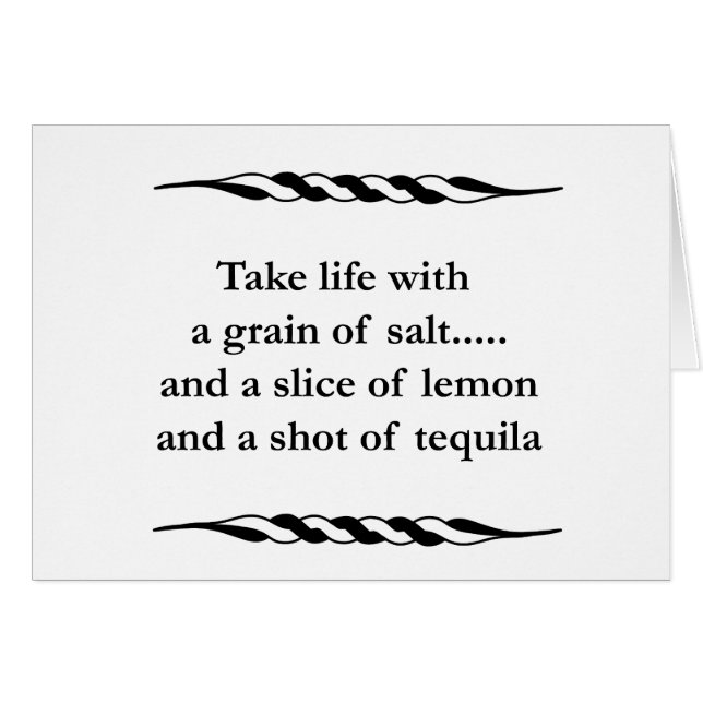 Cartão Tequila (Frente Horizontal)