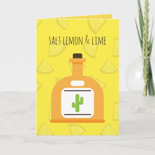 Cartão Tequila Greetings Card (Frente)