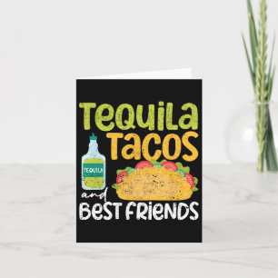 Cartão Tequila Tacos E Melhores Amigos Taco Cinco Terça-F
