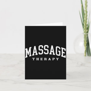 Cartão Terapeuta de Massagem Engraçado Terapia Muscular E