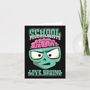 Cartão Terapeuta Escolar Psicólogo de Volta às Aulas