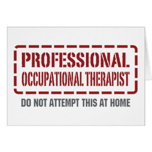 Cartão Terapeuta ocupacional profissional
