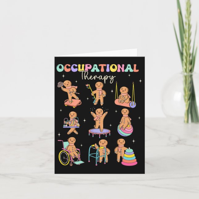 Cartão Terapeutas Ocupacionais Sempre Fazem A Lista Boa  (Frente)