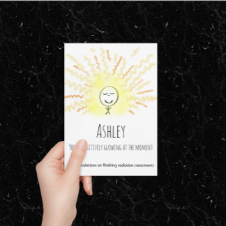 Cartão Terapêutica de Radiação Bem-sucedida do Cancer Per