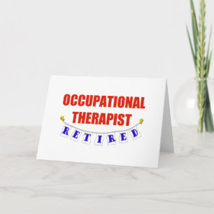 Cartão Terapêutica Ocupacional Aposentada