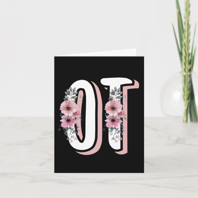 Cartão Terapêutica Ocupacional | terapeuta ocupacional (Frente)