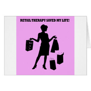 Cartão terapia de varejo