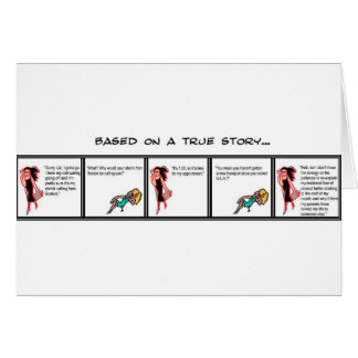 Cartão Terapia do telefone