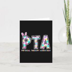 Cartão Terapia Física Pta Páscoa Inglês Instantâneo Pt Th