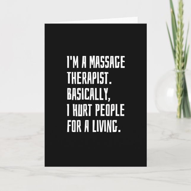 Cartão Terapista de Massagem (Frente)