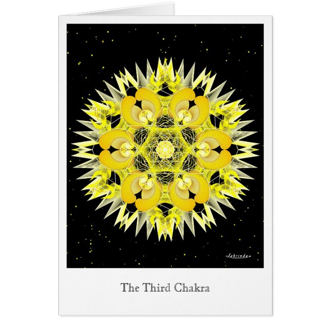 Cartão Terceira Chakra (Frente)
