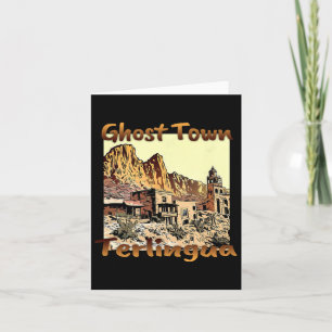 Cartão Terlingua Ghost Town Texas Um Feriado Único