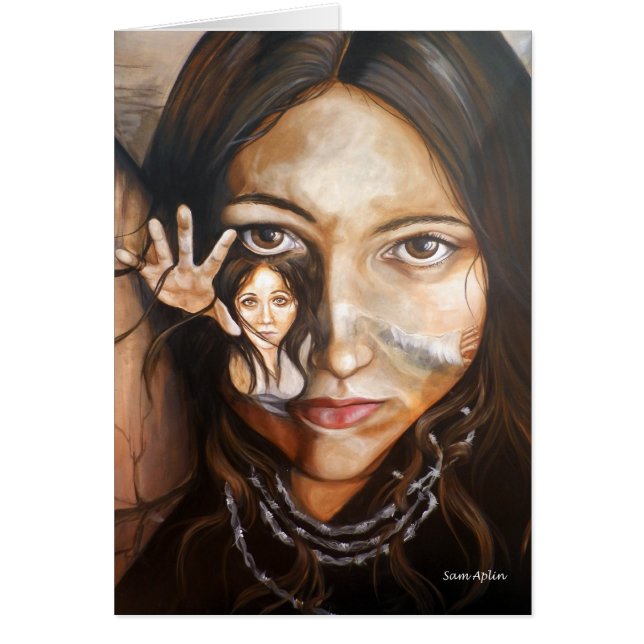 Cartão Terminado com este sonho (Frente)