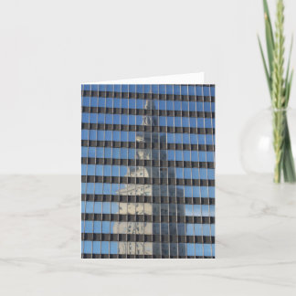 Cartão "Terminal Tower - Reflected" - Greeting