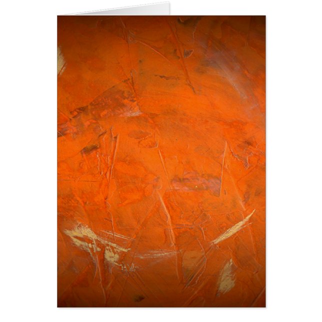 Cartão Termine de Terracotta Faux Glazedada (Frente)