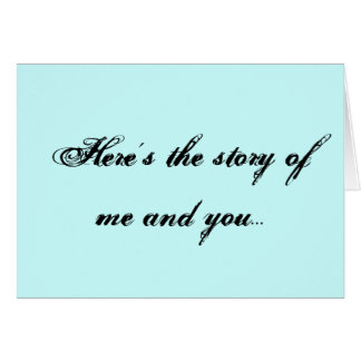 Cartão Término do livro de histórias