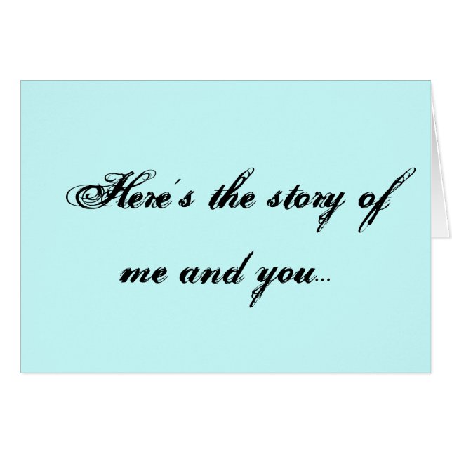 Cartão Término do livro de histórias (Frente Horizontal)