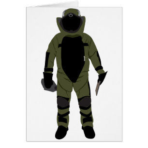 Cartão Terno da bomba