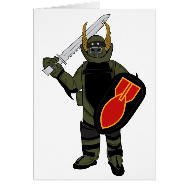 Cartão Terno da bomba do paladino (Frente)